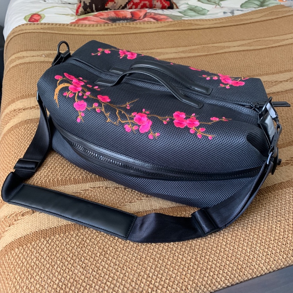 Caraa Floral Embroidered Studio Duffle Bag